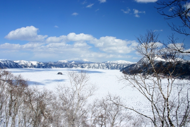 摩周湖　北海道　冬　絶景　観光　旅行　おすすめ　12月　1月　2月