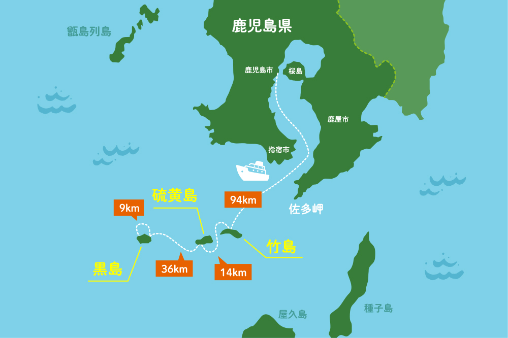 硫黄島マップ