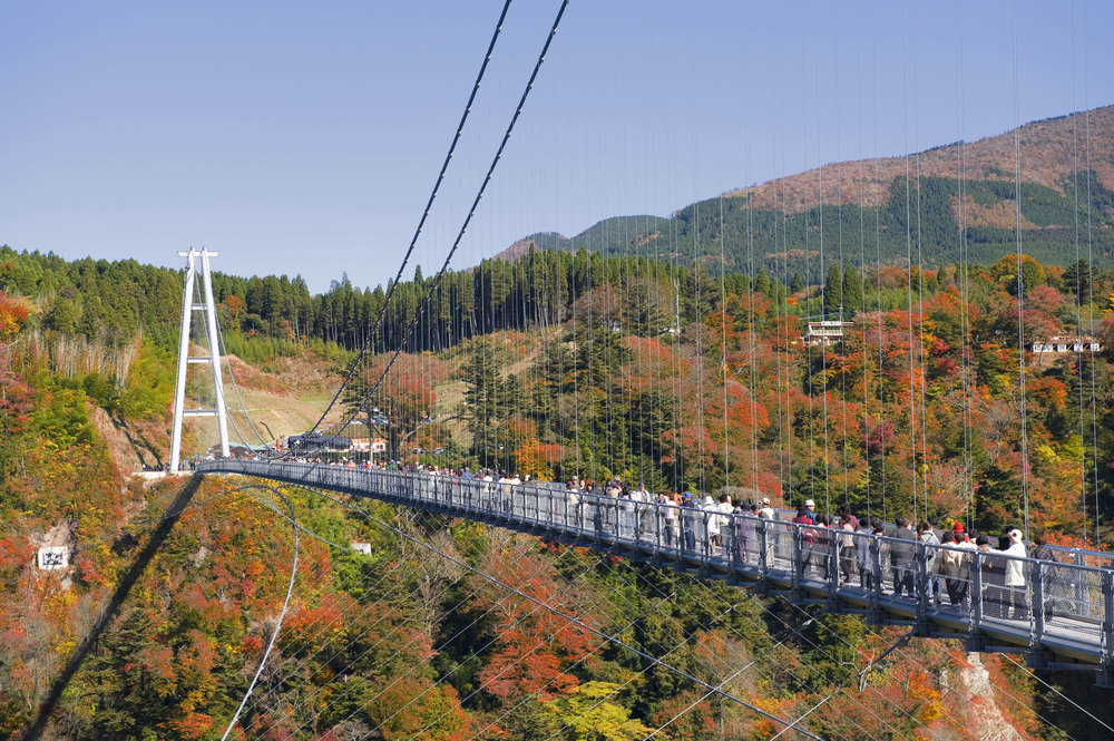 九重“夢”大吊橋　九重町　大分　絶景　景色　自然　おすすめ　スポット　旅行　観光　九州