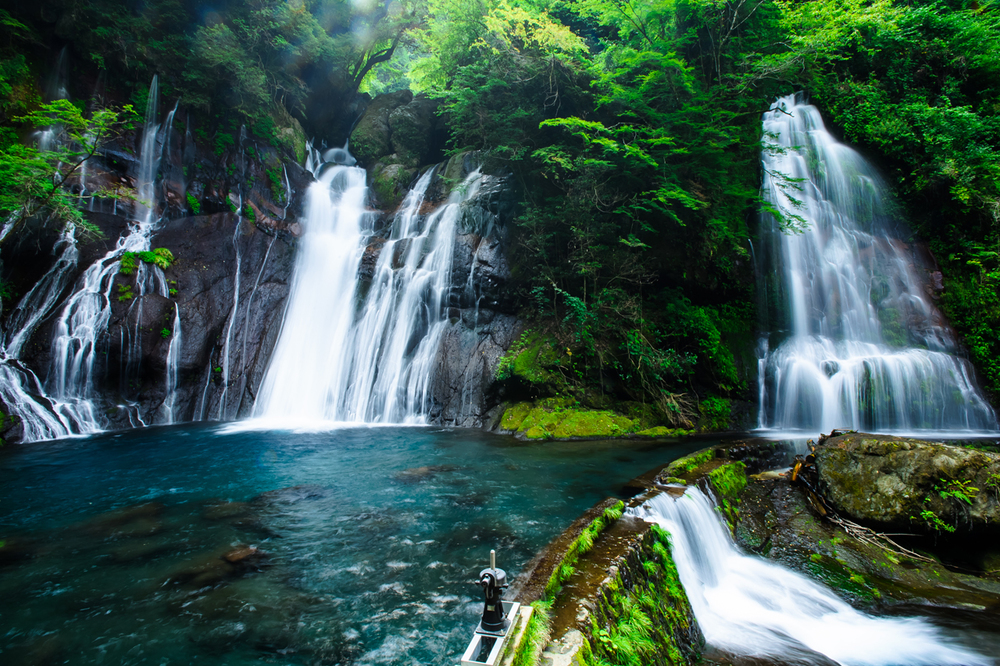 白水の滝　竹田市　大分　絶景　景色　自然　おすすめ　スポット　旅行　観光　九州