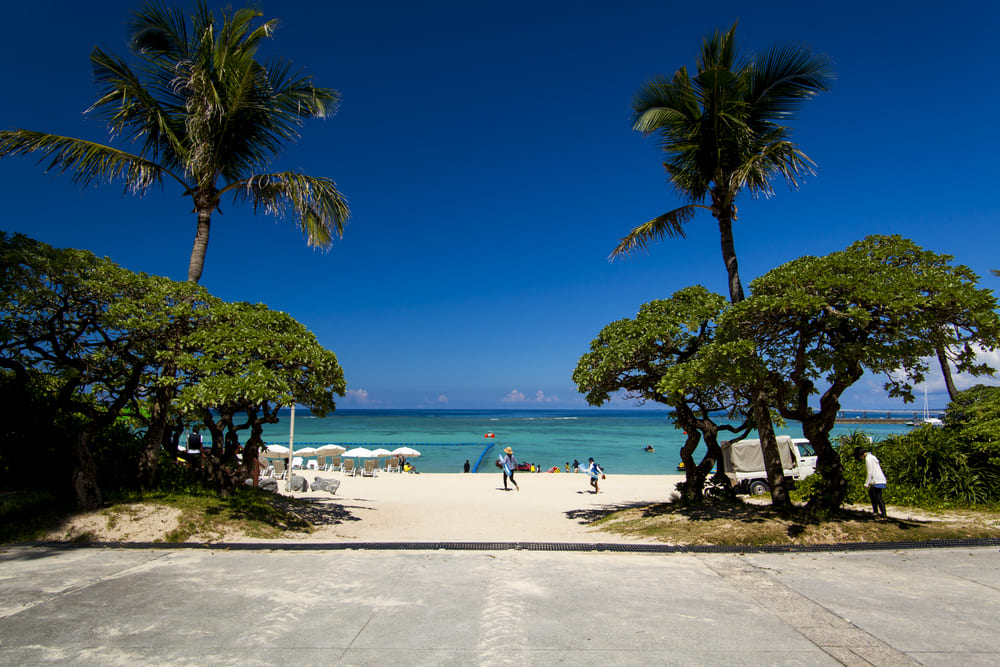 ブセナビーチ　名護市　沖縄　北部　ビーチ　おすすめ　旅行　観光