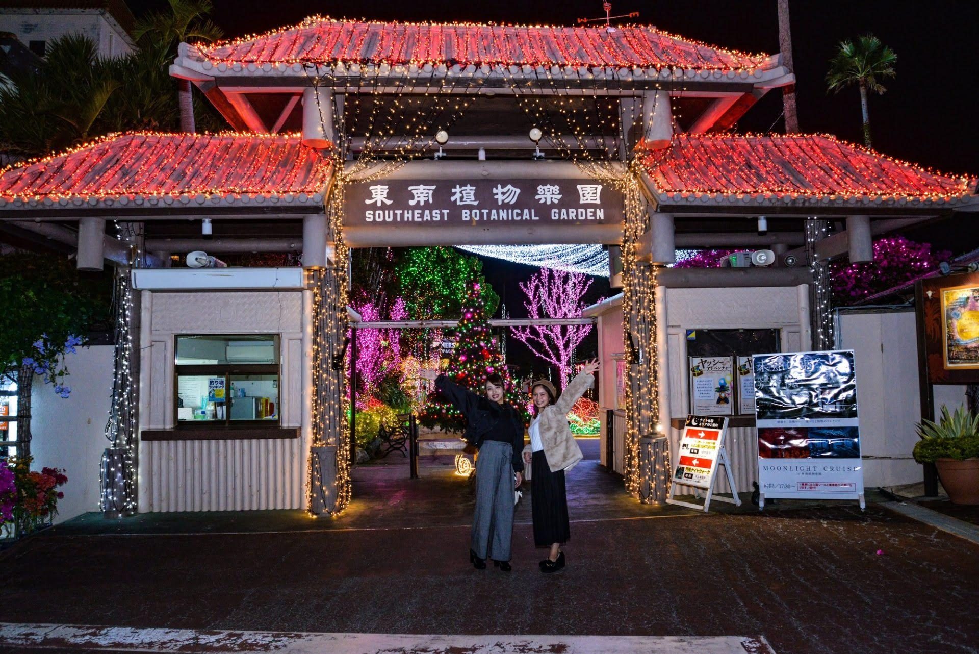 東南植物楽園　沖縄　クリスマス　イベント　おすすめ　旅行　観光　スポット　沖縄市　イルミネーション