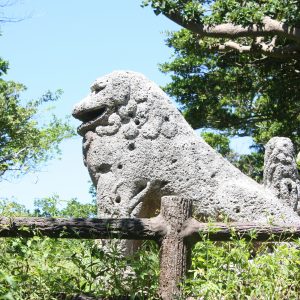 沖縄で最大最古の村落獅子が鎮座する！八重瀬町東風平（こちんだ）の富盛エリアさんぽ