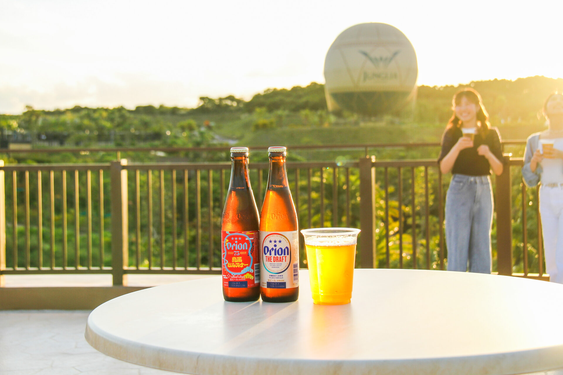 ジャングリア沖縄　今帰仁村　テーマパーク　旅行　観光　オリオンビール　夕暮れからのパワーバカンス　インフィニティテラス