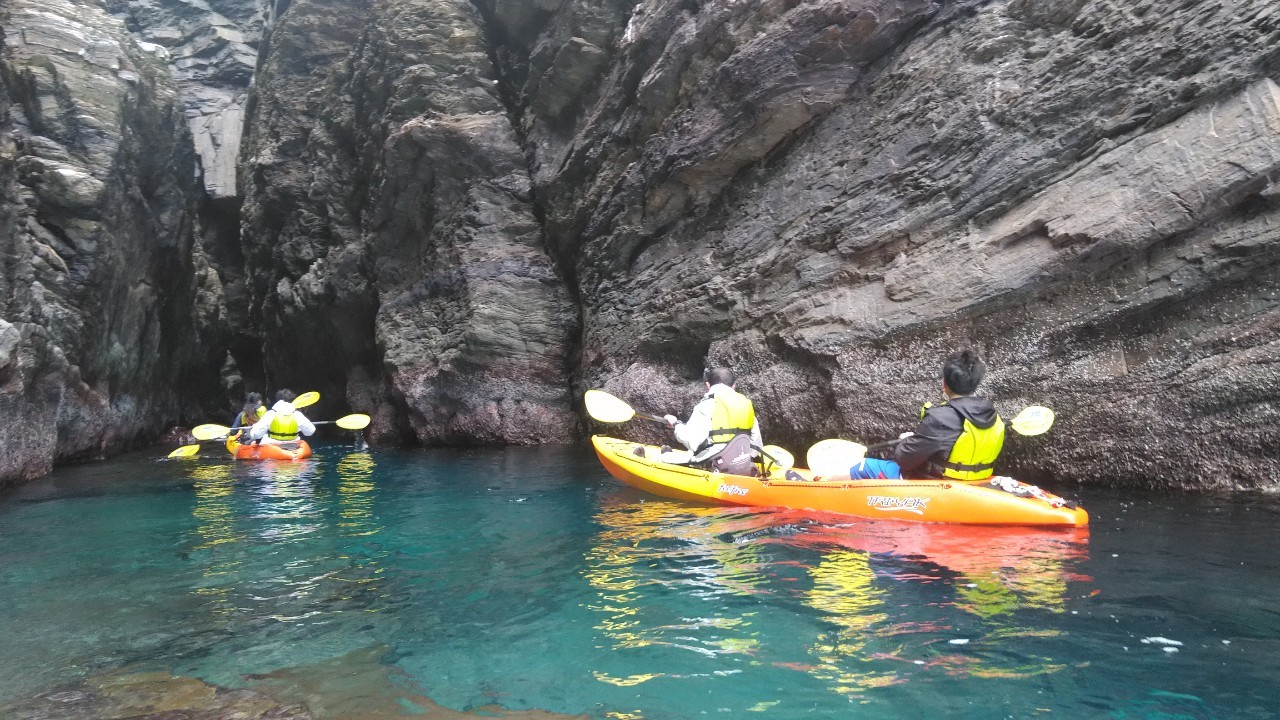 海洋獨木舟　渡嘉敷島　觀光　探險旅遊　JJTour　JUMBO TOURS　慶良間群島　國家公園　沖繩　離島　旅行