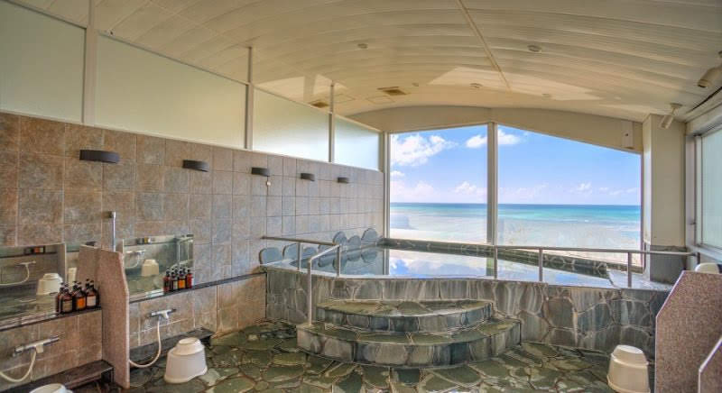 海洋深層水イーフビーチ展望風呂　久米島　イーフビーチホテル　沖縄旅行